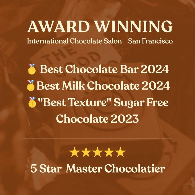 the good chocolate brand salted almond bar award