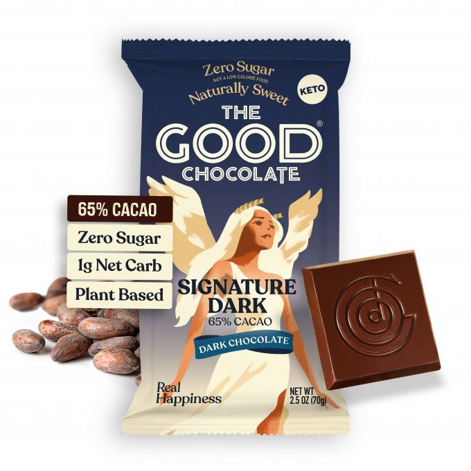 the good chocolate brand signature dark bar hero