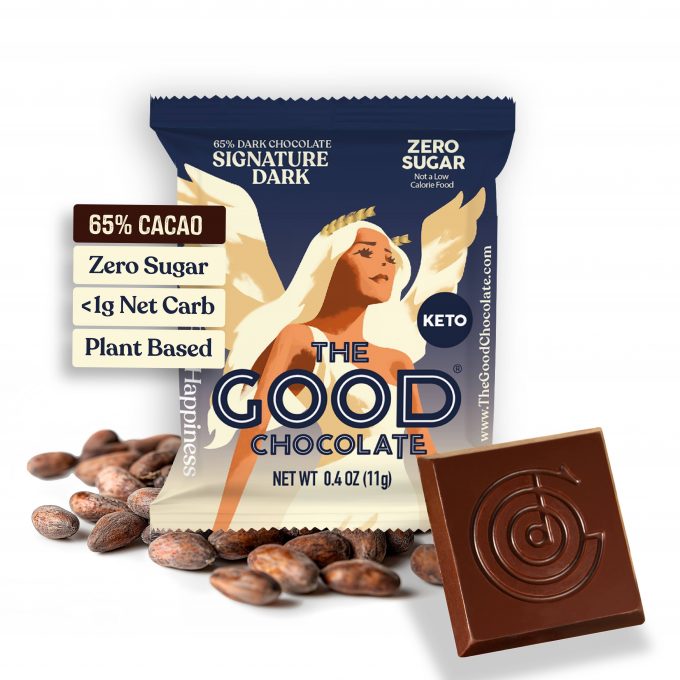 the good chocolate brand signature dark square hero