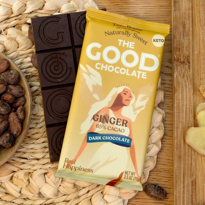 the good chocolate brand ginger bar package