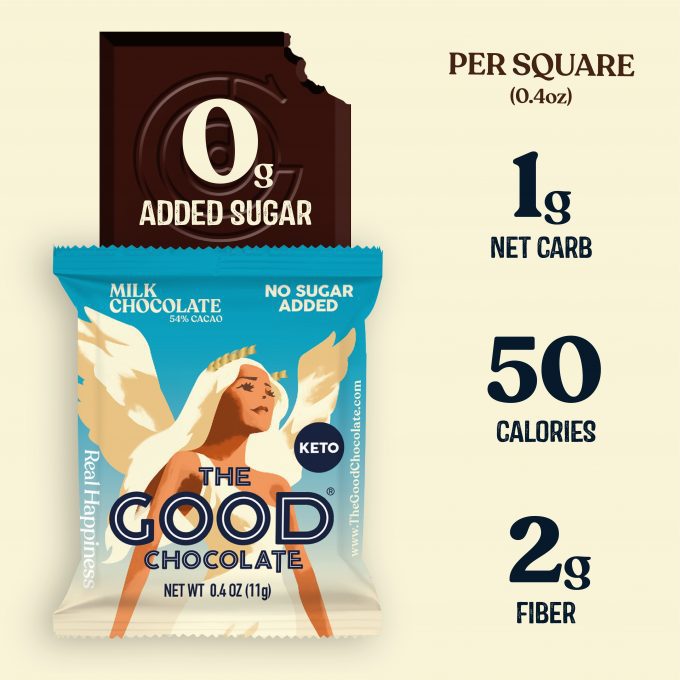 the good chocolate brand milk square highlight