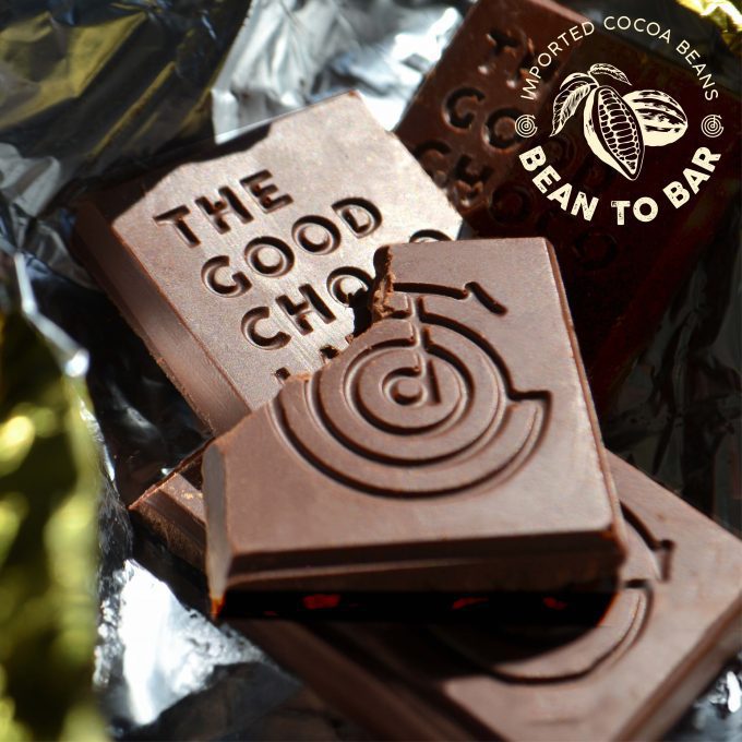 the good chocolate brand salt bar foil