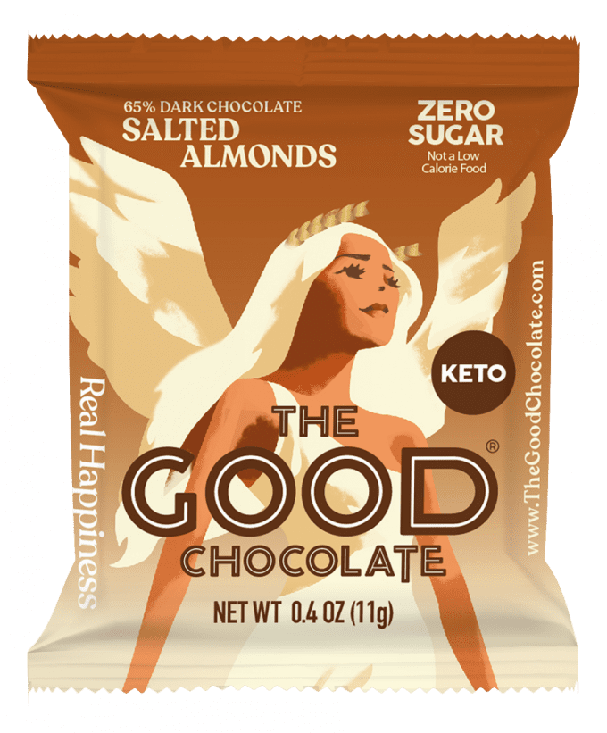Almond Chocolate Square Zero Sugar