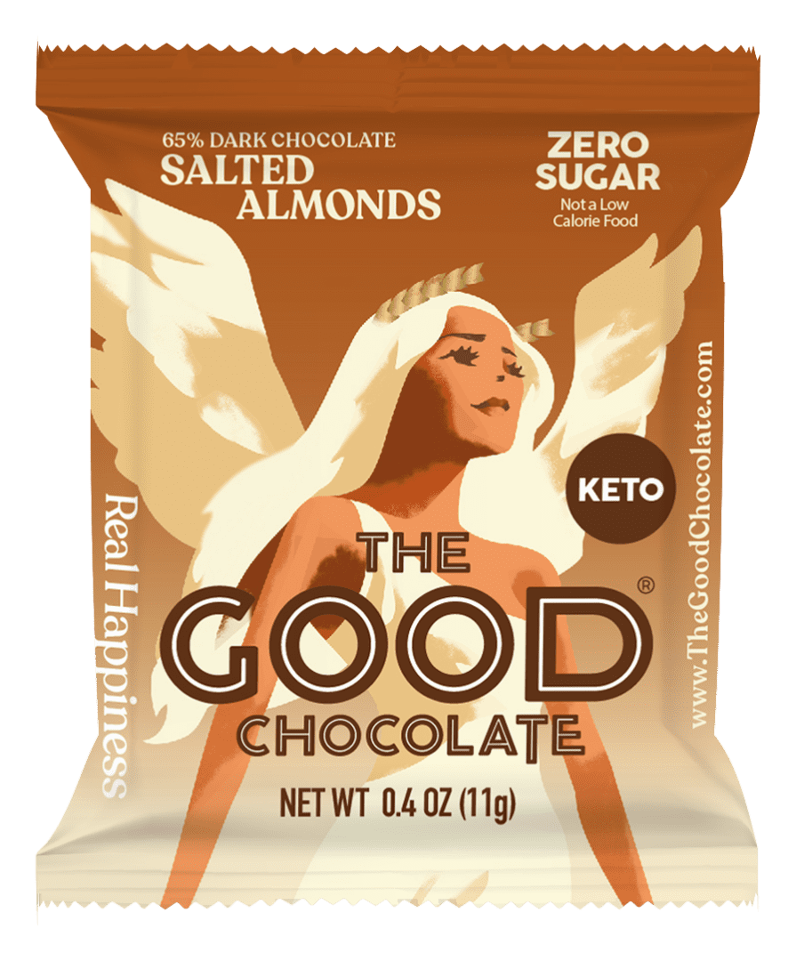 Almond Chocolate Square Zero Sugar